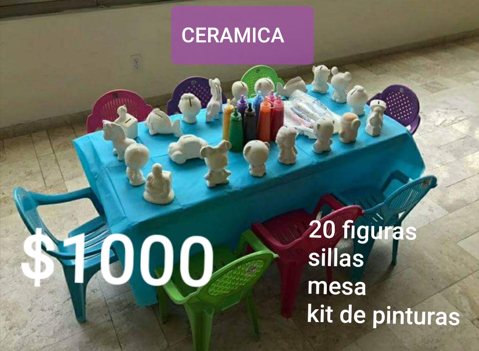 Servicio de ceramica infantil