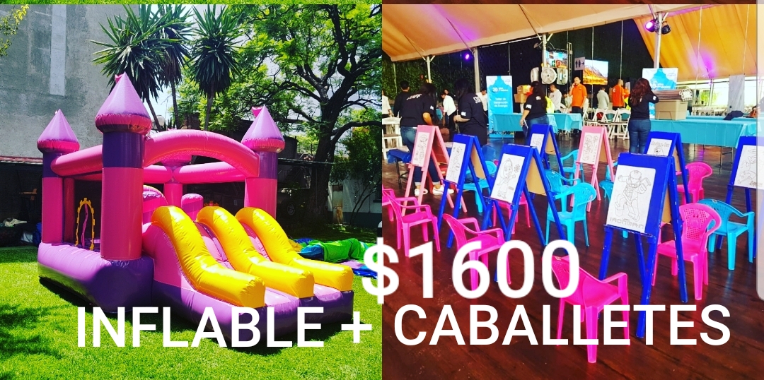 Paquete Inflable y caballetes